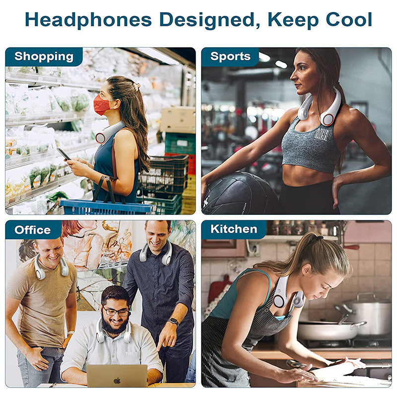 Soothpure Hands-Free Cooling Bladeless Neck Fan