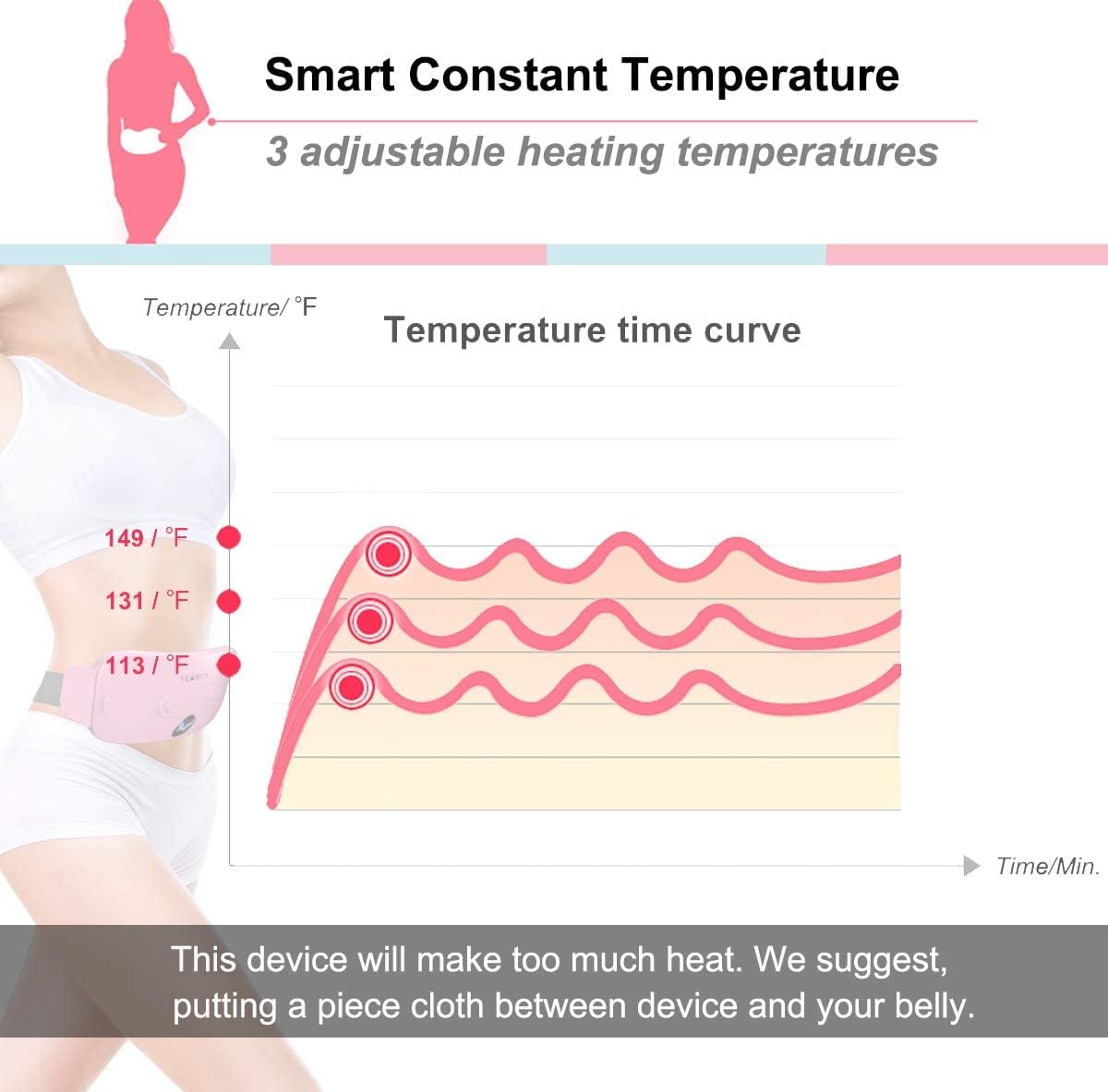 Soothpure Portable Cordless Heating Pad