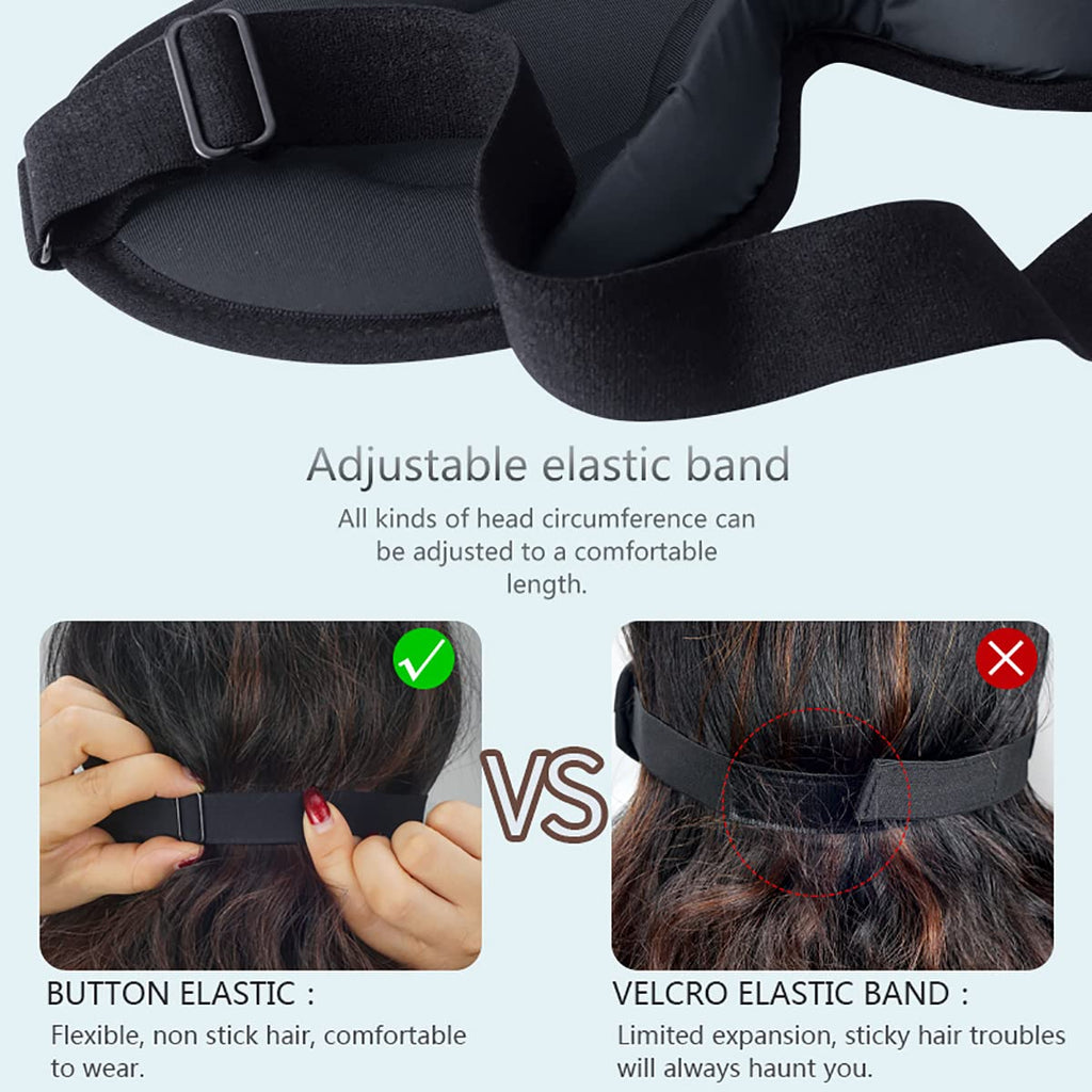 Soothpure Dream Comfort 3D Sleep Mask: Total Blackout. Ultimate Relaxation
