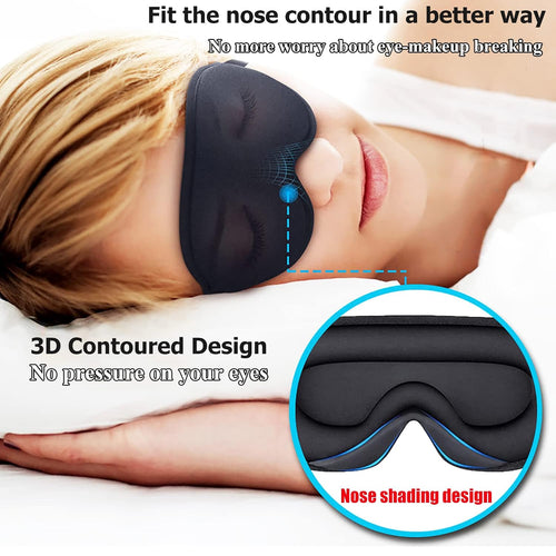 Soothpure Dream Comfort 3D Sleep Mask: Total Blackout. Ultimate Relaxation